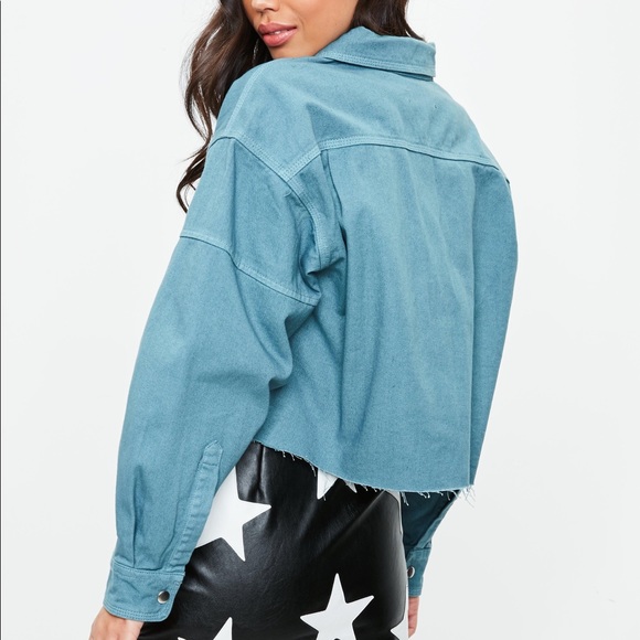 Missguided Trucker Denim Shacket - US 4 (NWOT) - Picture 2 of 5